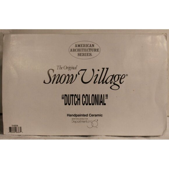 Dept 56 Snow Village - Dutch Colonial  snow - Picture 6 of 6